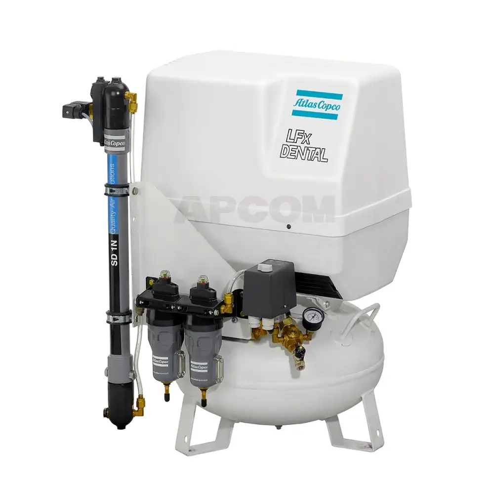 Atlas Copco เครื่องอัดอากาศแบบลูกสูบ LF2,Atlas Oilfree Compressor เครื่องอัดอากาศแบบลูกสูบไร้น้ำมันฟรี LF3