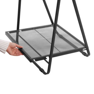 Freestanding Indoor Storage & Organization <b>Stands</b> Black Metal Garment <b>Rack</b> Foldable Clothing <b>Racks</b> Hanger Clothes <b>Coat</b> <b>Stand</b> - Product Image 3