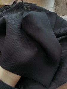 Nhà sản xuất của Nhật Bản abaya màu đen vải <span class=keywords><strong>Crepe</strong></span> cho phụ nữ ăn mặc rêu voan <span class=keywords><strong>Crepe</strong></span> Crinkle vải cho abaya - Product Image 6