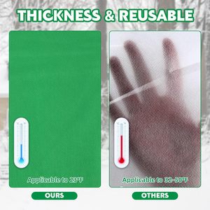 Housse de protection pour plantes d'hiver, protection contre le gel, arbustes horizontaux, arbres, roses, sacs de protection pour plantes pour l'automne, l'hiver, la plantation en extérieur - Product Image 5