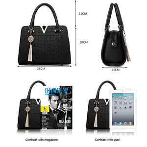 Bolso Tote de Mujer con Estampado PU, Bolso de Hombro, Bolso de Mano, Moda para Uso Diario 2024, Dropshipping - Product Image 2