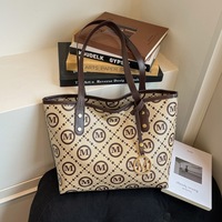 Sac fourre-tout de luxe pour femme, grande capacité, sac de shopping, grand sac à bandoulière pour femme