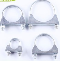 Support M8 en acier inoxydable, boulon en U, collier de serrage pour tuyau, pour montage de support de tuyau