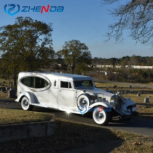 Best Selling Funeral Super Limousine White Funeral Car Funeral Coach Classic Hearse for Special Events Factory Price - Product Image 6