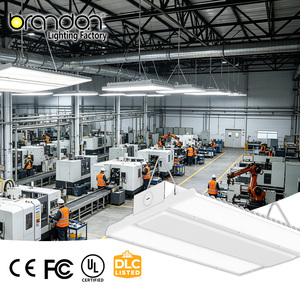 <span class=keywords><strong>Luminaire</strong></span> linéaire LED suspendu industriel super lumineux, connectable, conforme UL, 250 W, 65 000 lm, 120-277 V, pour atelier, garage, entrepôt - Product Image 1