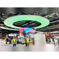 Interior P1.5 P2 P2.5 P3 P4 P5 Led Digital Ball 4M Video Wall Rgb 3D Globos Globo Gran Esfera Led Pantalla Domo Pantalla Led