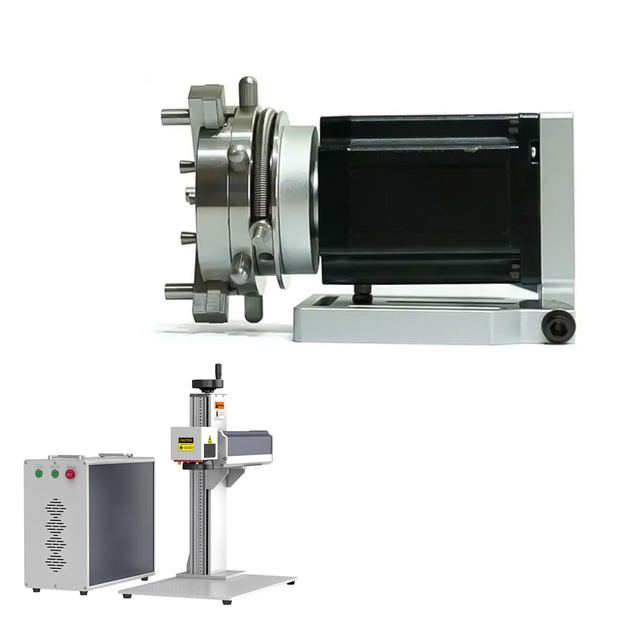 Laser Equipment Parts Ring Rotary Axis CNC Rotary Axis Fiber Laser Marking Machine for Metals Fixed Cargo Jewelry Tools