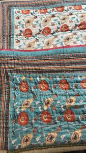 Qualité supérieure Kantha Patchwork couette Style Vintage reine taille coton KanthaQuilt doux réversible couverture d'hiver pour HotelUse - Product Image 4