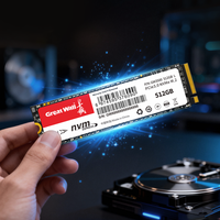 Great Wall GW3500 SSD Internal Desktop Baru NVMe PCIe 3.0 Kecepatan Tinggi 3D NAND TLC 1TB Kecepatan Baca 3500MB/s Controller