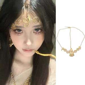 Diadema Étnica Retro Bohemia para Mujer, Tejida a Mano, con Aleación, Accesorio para Vestido <span class=keywords><strong>de</strong></span> Novia, Estilo Occidental, DREAM - Product Image 6