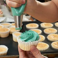 DIA 2.5CM Rohrleitdüsen-Kit 1M Dekorieren von Gebäcks pitzen für Cookie Cake Icing Düsen Cake Decora ting