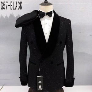 2025 Modesto de alta calidad Premium hombre traje de negocios de manga larga Top pantalones conjunto de dos piezas trajes de boda para hombres <span class=keywords><strong>M153</strong></span> - Product Image 5
