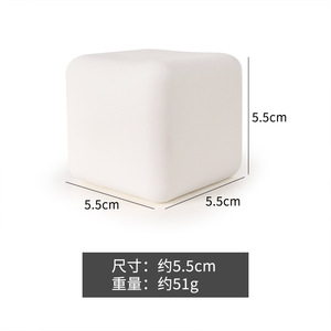 5.5cm Silicone Tofu Slow Rebound Squishy Anti-Stress Decompression Squeeze Toy for 5 to 7 Years and Adults - Product Image 6