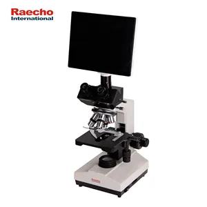 Profesyonel laboratuvar halojen lamba optik trinoküler mikroskop