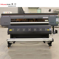 Bonne qualité E74-190 d'usine 4 têtes I3200 Textile Machine d'impression par sublimation numérique 1.9m 1800mm grande imprimante à sublimation