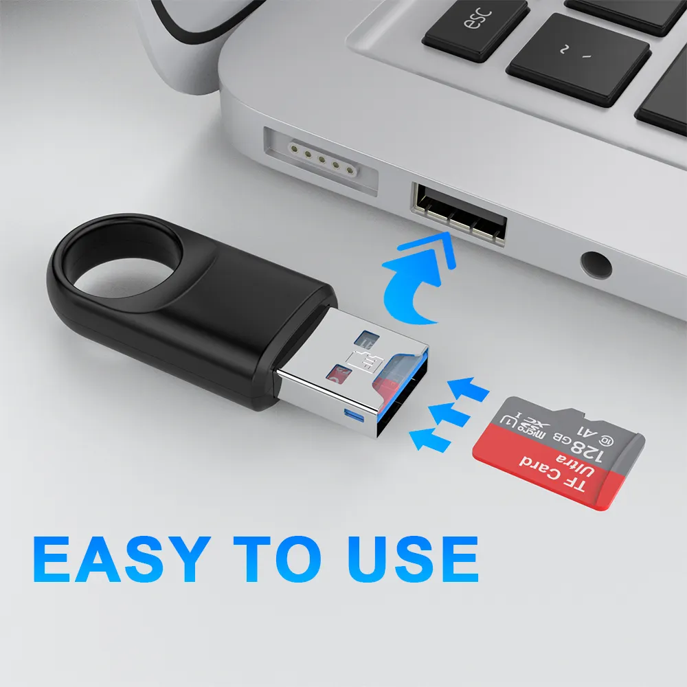 Tốc Độ Cao USB Loại C Giao Diện TF 3.0 Bộ Nhớ Đầu Đọc Thẻ Adapter Trọng Lượng Nhẹ Xách Tay Mini Bộ Nhớ Đầu Đọc Thẻ