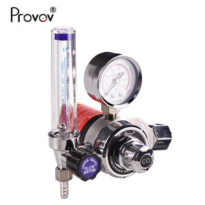 Alüminyum vana gövdesi 36 110 220 Volt gaz akış ölçer elektrikli ısıtma <span class=keywords><strong>CO2</strong></span> basınç regülatörü - Product Image 3