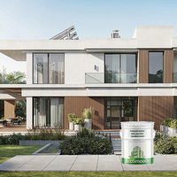 Peinture d'émulsion aqueuse pour intérieur, résistante aux intempéries, aux UV et aux alcalis, fût de 25 kg, pour murs de bâtiment