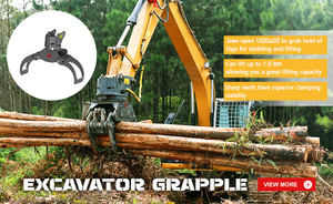 Pinza para Troncos Giratoria de 70-500 mm, Duradera y Eficiente, para Excavadoras de 4-9 Toneladas, con Componentes Principales: Motor, Bomba, Engranaje y Rodamiento, Directo de Fábrica - Product Image 3