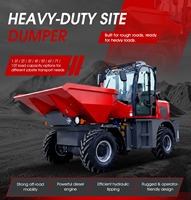 Dumper de chantier diesel de 5 tonnes, 7 tonnes, 10 tonnes, dumper lourd pour les opérations minières et de carrière