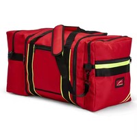 Grand sac fourre-tout multifonctionnel pour le sauvetage des pompiers Sac polochon de sécurité à bande réfléchissante pour casque Sac de voyage