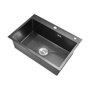 Tại Chỗ Bán buôn handmade chất lượng cao bồn rửa 201/304 thép không gỉ nhà bếp Countertop bồn rửa - Product Image 2