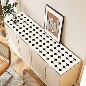 Tapis de protection rectangulaire en feutre pour meubles, à rayures, moderne, simple, antidérapant, anti-usure, résistant à la chaleur - Product Image 4