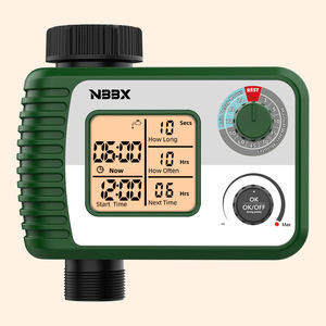 Patio de jardín, pantalla grande, plato giratorio, función de retardo de riego, temporizador de controlador de riego inteligente IPX5 para sistema de riego - Product Image 1