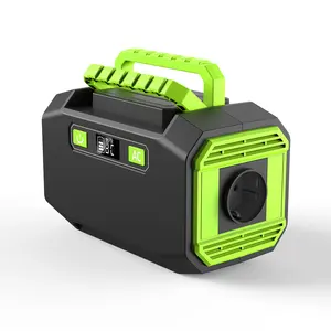 New Portable Power Station Solar Powered Battery Generator for On-The-Go Power Needs 200W