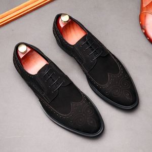 Chaussures Derby Formelles Haut de Gamme en Cuir Véritable pour Hommes, en Cuir de Vachette Pleine Fleur, Style Luxe Robuste, Antidérapantes pour l'Automne - Product Image 3