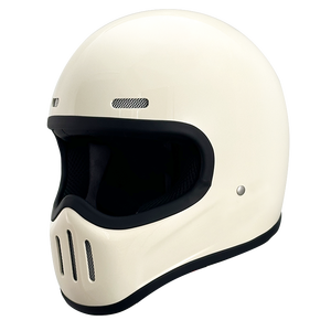 Casco de Motocicleta Retro Integral de Fibra de Vidrio - Rojo y Blanco - Diseño Clásico - Compatible con Bluetooth - DOT / 3C - Directo de Fábrica - Product Image 5