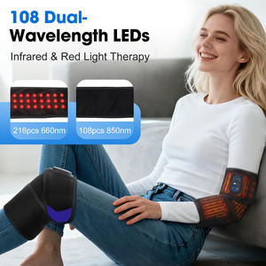 Sabuk terapi NIR LED nirkabel 660nm, sabuk lampu merah untuk terapi bungkus tangan pemanas untuk pergelangan tangan kaki lutut pereda nyeri pergelangan kaki - Product Image 2