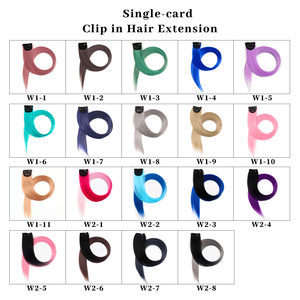 Extensiones de Cabello Permanentes de <span class=keywords><strong>Fibra</strong></span> de Alta Temperatura Coloridas, de Seda, con Onda Simple, de Doble Trama, Largas, con Cinta Adhesiva - Product Image 3