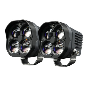 Projecteur LED à faisceau élevé et bas de 3 pouces pour <span class=keywords><strong>moto</strong></span>, phare antibrouillard de conduite automobile, ATV UTV pour <span class=keywords><strong>BMW</strong></span> avec DRL ambre, 2 pièces - Product Image 1
