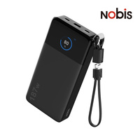 Batterie externe 25000 mAh à charge ultra-rapide 187W avec écran LED, compatible avec les appareils 100W, pour ordinateur portable et téléphone