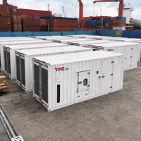 Grupo Electrógeno Diésel Silencioso en Contenedor EPA Tier 4 de 1800 RPM con Alternador de Bobina de Cobre y Controlador Deepsea