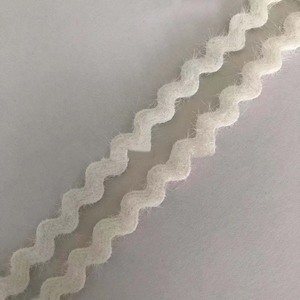 5mm 8mm vêtements chapeau dentelle ruban sac artisanat décoratif <span class=keywords><strong>laine</strong></span> <span class=keywords><strong>bord</strong></span> incurvé coupe S Ric rac Polyester Textile Zig Zag sangle garniture - Product Image 6