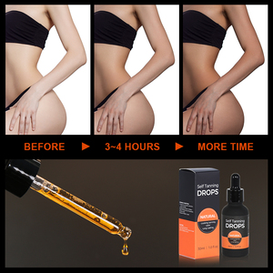 Gouttes autobronzantes pour le visage à marque privée, sérum autobronzant avec acide hyaluronique, autobronzant progressif sans soleil pour une peau éclatante, gouttes bronzantes - Product Image 5