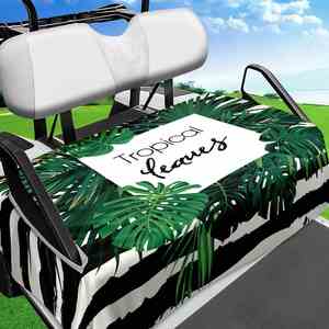Funda de Asiento para Carro de Golf de Microfibra, Sublimada con Diseño Personalizado, Fácil de Instalar, Antideslizante, Suave y Cómoda - Product Image 3