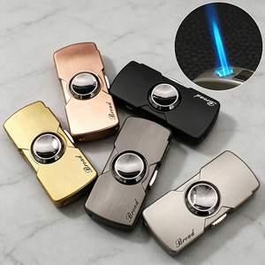 BROAD BD-325 Briquet électronique de <span class=keywords><strong>luxe</strong></span> coupe-vent en métal au design moderne et au carburant butane - Cadeau d'affaires - Product Image 1