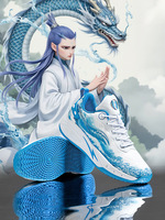 Chaussures de basketball été/printemps respirantes, absorption des chocs, design double couche, empeigne en mesh, unisexe, adaptées pour l'extérieur et le béton