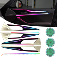 27 LED pour l'éclairage d'ambiance intérieur de voiture, compatibles avec BMW X3 X4, écran modèle Galaxy, bouton CD, contrôle par application, livraison en 5 jours
