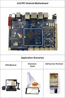 Placa Base Android JLD-P02, Diseño y Ensamblaje de PCBA Personalizados, Placa Inteligente LVDS para Kiosco de Información y Orientación