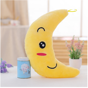 Gối Mặt Trăng Đồ Chơi Vải Nhung Lông Gối Đèn Led Dễ Thương Gối Bông Phát Sáng Trong Bóng Tối Đồ Chơi Búp Bê - Product Image 5
