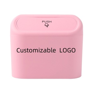 Xe Xách Tay Gấp Mini Nhựa Không Thấm Nước Đóng Mở Thùng Rác Bin Bìa Thùng Rác Bin Xe Thùng Rác Có Thể Với Nắp Cho Xe - Product Image 3