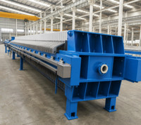 Peralatan Filtrasi Industri Filter Press Pelat dan Rangka Efisiensi Tinggi untuk Pengolahan Air Limbah