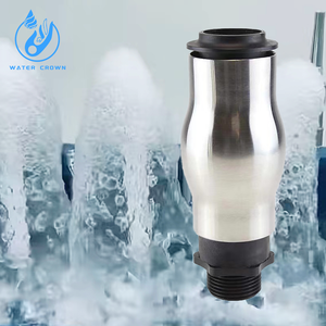 Fontaine décorative de jardin <span class=keywords><strong>en</strong></span> <span class=keywords><strong>pierre</strong></span> moderne <span class=keywords><strong>en</strong></span> acier inoxydable et plastique argenté avec buse à eau Euro Ice de Guangdong Water Crown Outdoor Hotel - Product Image 4