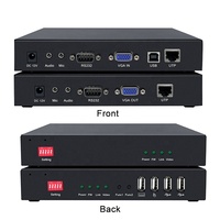 VGA KVM ekstender kabel Cat5e/6/7, 150m dengan USB 2.0 Audio RS232