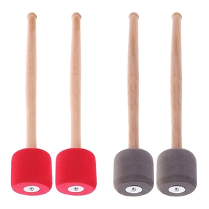 2 martillos de tambor de espuma para bajo, martillos de tambor <span class=keywords><strong>grandes</strong></span>, accesorios para instrumentos de percusión, <span class=keywords><strong>baquetas</strong></span> - Product Image 1
