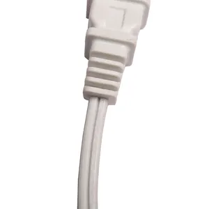 Competitive Price Power Cords or Cable With Plug With Fuckle For Computer 303 American Standard Switch Black And White